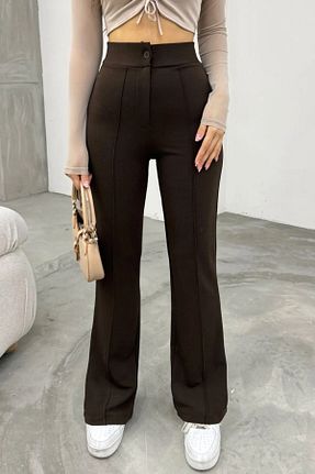 شلوار قهوه ای زنانه مخلوط پلی آمید Balenbi - کد 906389522