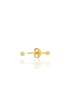 گوشواره نقره طلائی زنانه 925 عیار Söğütlü Silver - کد 906389587