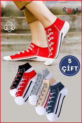 جوراب رنگی زنانه مودال - پنبه KRAL SOCKS - کد 906410209