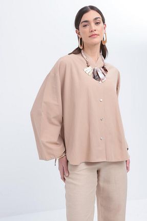 پیراهن حجاب سرمه ای زنانه اورسایز ALLDAY - کد 906407617