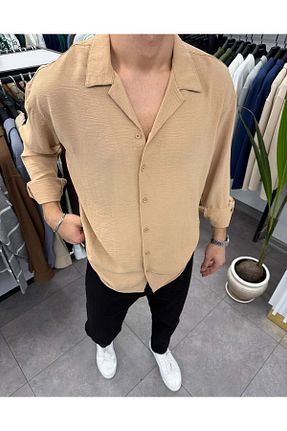 پیراهن طوسی مردانه اورسایز King Brothers - کد 802262706