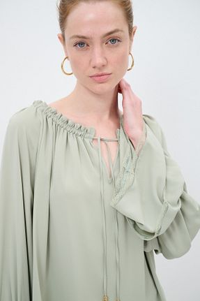 بلوز سبز زنانه ساده adL - کد 906416761
