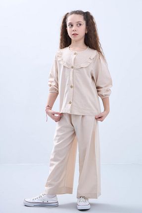 ست بالاتنه و پائین تنه بژ بچه گانه بافتنی Perendi - کد 858994031