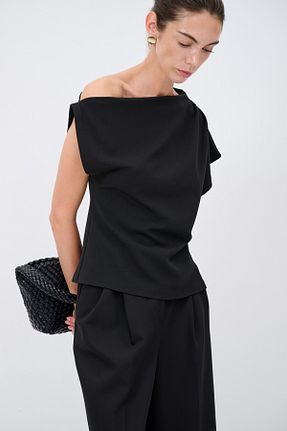 بلوز مشکی زنانه ساده adL - کد 906411262