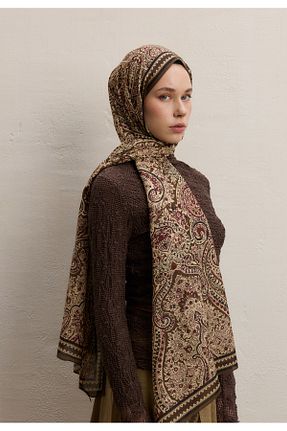 شال قهوه ای زنانه Fresh - کد 906417899