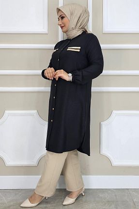 پیراهن حجاب مشکی زنانه رگولار PYS - کد 906425921