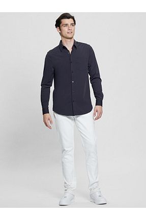 پیراهن سرمه ای مردانه اسلیم فیت Guess - کد 831870401