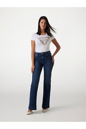 تیشرت سفید زنانه رگولار Guess - کد 900196982