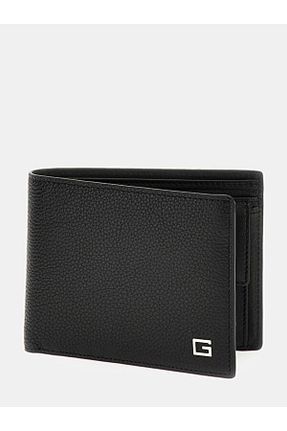 کیف پول مشکی مردانه سایز متوسط Guess - کد 844285538