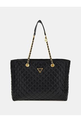 کیف دوشی مشکی زنانه پلی اورتان Guess - کد 655181781