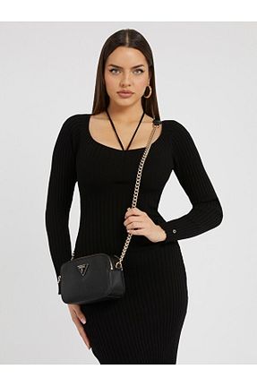 کیف پستچی مشکی زنانه Guess - کد 147271659