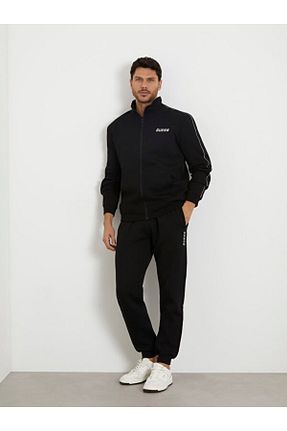 سوئیشرت مشکی مردانه طرح دار Guess - کد 736534932