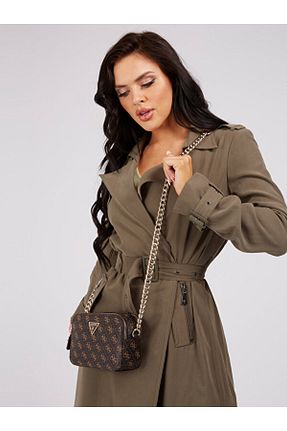 کیف پستچی قهوه ای زنانه Guess - کد 108563054