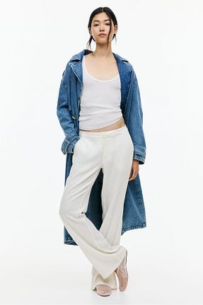 شلوار زنانه مخلوط کتان H&M - کد 906486721