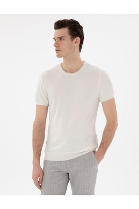 تیشرت نباتی مردانه اسلیم فیت Pierre Cardin - کد 906470010