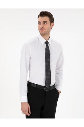 پیراهن سفید مردانه اسلیم فیت Pierre Cardin - کد 906458552