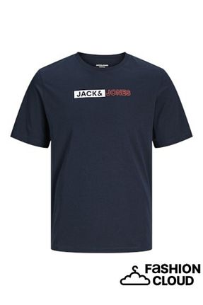 تیشرت سرمه ای مردانه رگولار Jack & Jones - کد 906562639