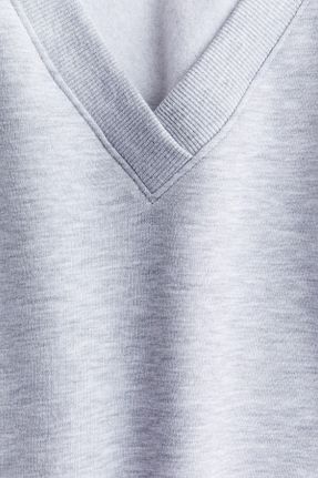 سوئیشرت طوسی بچه گانه یقه هفت H&M - کد 920057040