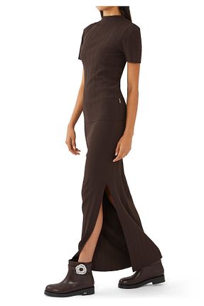 بوت / نیم بوت قهوه ای زنانه پاشنه متوسط (5-9 سانتی متر) Mach & Mach - کد 906561145
