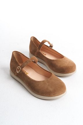 بابت قهوه ای زنانه جیر GNS Shoes - کد 906552999