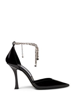 کفش پاشنه بلند کلاسیک مشکی زنانه پاشنه نازک Jimmy Choo - کد 906565592