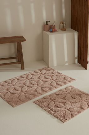 پادری حمام صورتی پلی استر Karaca Home - کد 872143726