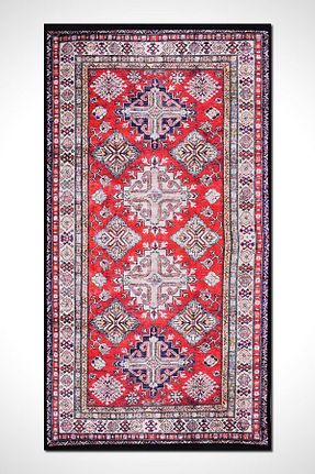 گلیم قرمز پلی استر dekozer - کد 920091920