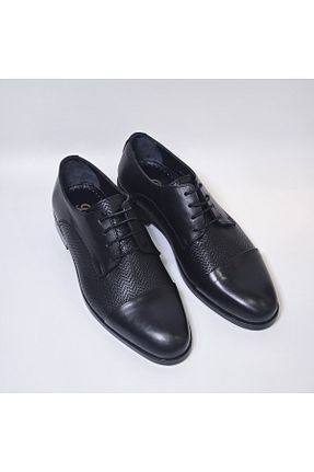 کفش کلاسیک مشکی مردانه چرم خالص Registan Shoes - کد 906563472