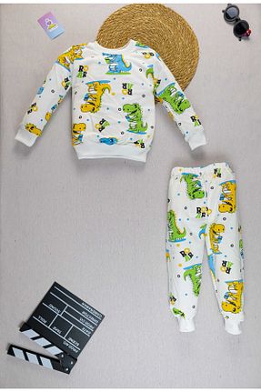 ست بالاتنه و پائین تنه رنگی بچه گانه بافت Yalçınoğlu Kids - کد 906573577