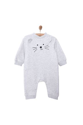 سرهمی طوسی بچه گانه آستین کوتاه ebebek Hello Baby - کد 920085284