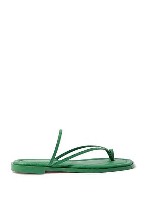صندل سبز زنانه پاشنه تخت A Emery - کد 920084407