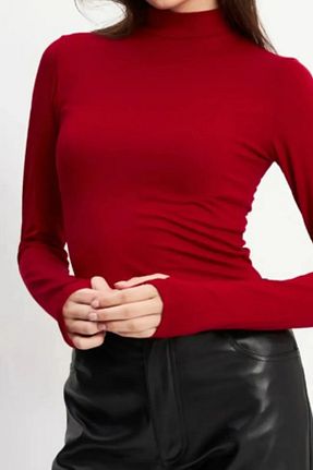 بادی زرشکی زنانه یقه ایستاده oshebu - کد 890744074