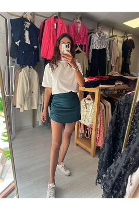 دامن سبز زنانه لیکرا Butik - کد 906564297