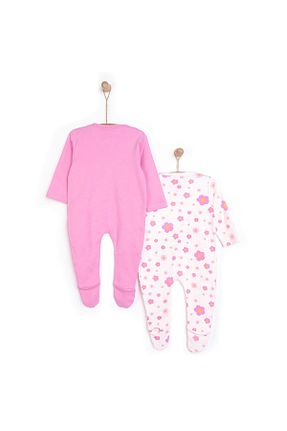 سرهمی صورتی بچه گانه آستین استاندارد ebebek Hello Baby - کد 917205484