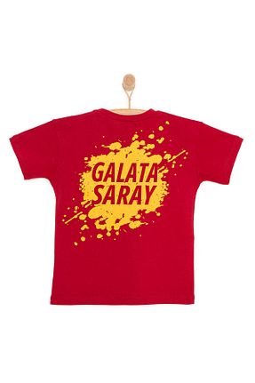 تیشرت قرمز بچه گانه یقه دوچرخه Galatasaray - کد 920230648