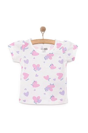 تیشرت نباتی بچه گانه یقه دوچرخه ebebek Hello Baby - کد 917221210
