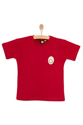 تیشرت قرمز بچه گانه یقه دوچرخه Galatasaray - کد 920230648