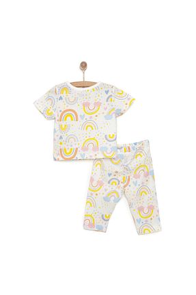 ست لباس راحتی سفید بچه گانه ebebek Hello Baby - کد 917235004