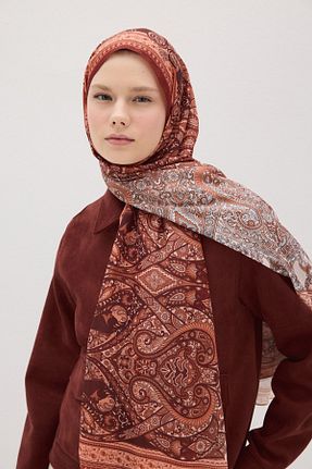 شال رنگی زنانه پنبه ای MİRSOY SCARF - کد 917256115