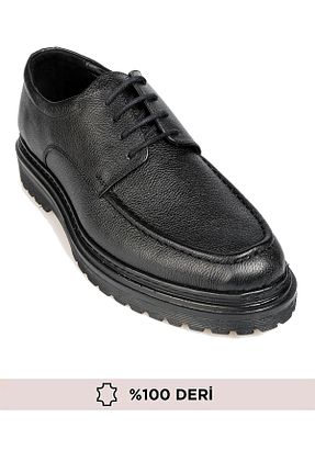 کفش کلاسیک مشکی مردانه چرم خالص maximoda - کد 917256452