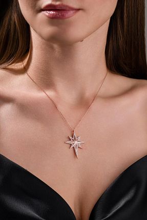 گردنبند نقره صورتی زنانه 925 عیار Tmt Silver - کد 917256820