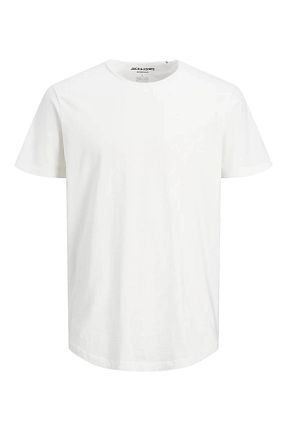 تیشرت سفید مردانه اسلیم فیت Jack & Jones - کد 646963773
