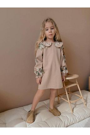 لباس بژ بچه گانه Keten Görünümlü YİGİT BUTİK - کد 920330520