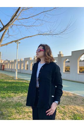 شلوار پارچه ای مشکی زنانه بلند Lilyum Home and Bag - کد 917260760