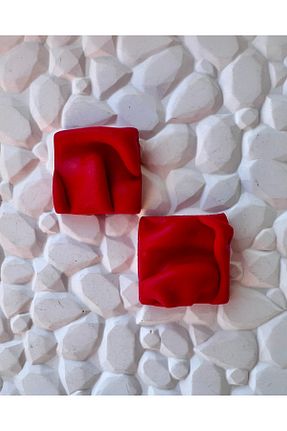 گوشواره جواهر قرمز ACCESSORY - کد 917252918