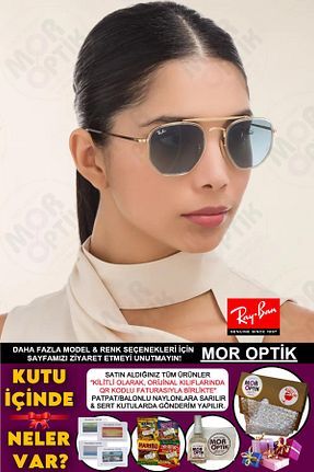 عینک آفتابی آبی زنانه 52 Ray-Ban - کد 917256625