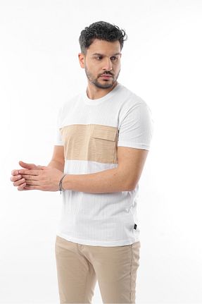 تیشرت سفید مردانه یقه دوچرخه Rodrigo - کد 917272390