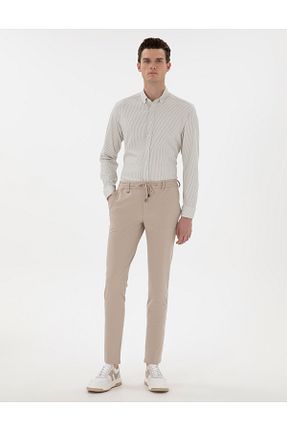 شلوار بژ مردانه بافتنی Pierre Cardin - کد 917556844