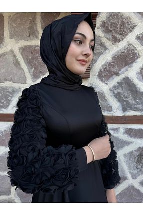لباس حجاب مشکی زنانه اسلیم sümeyra - کد 917259774