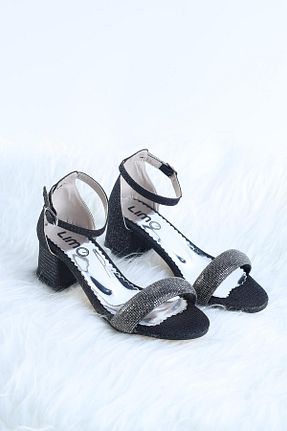 کفش مجلسی مشکی بچه گانه پاشنه تخت Moda Lime - کد 921274353